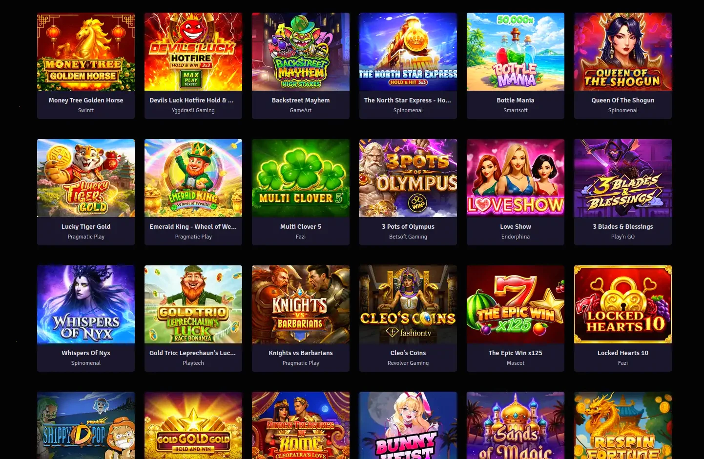 Winbet casino app interface op smartphone